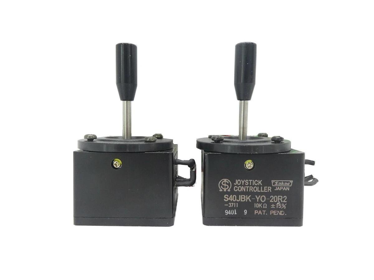 Used Sakae S40JBK-YO-20R2-3711 Microscope Joystick Lot of 2 Nikon OPTISTATION 3 Spare