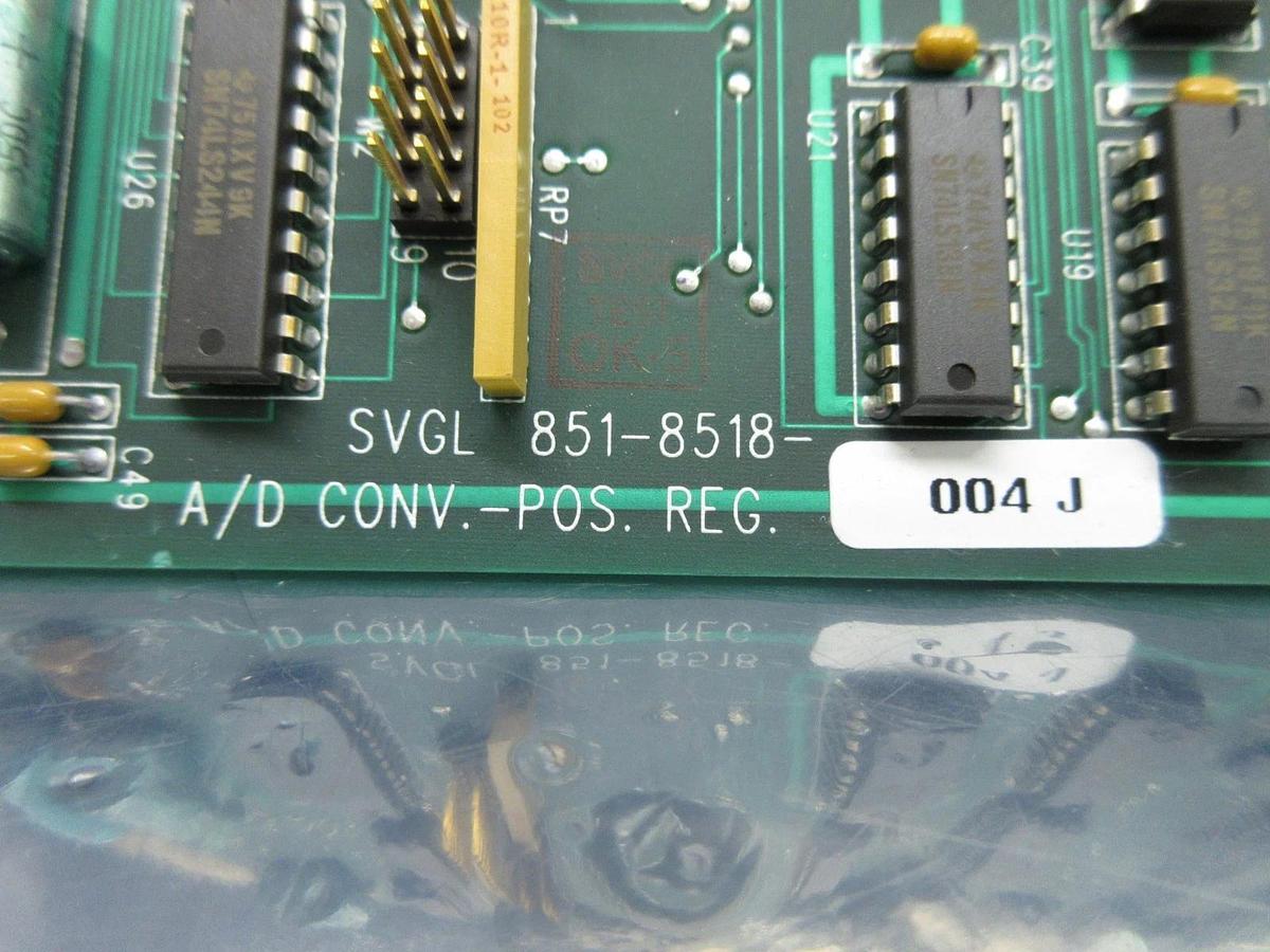 Used SVG Silicon Valley Group 851-8518-004 A/D Conversion PCB Card Rev. J 90S Used