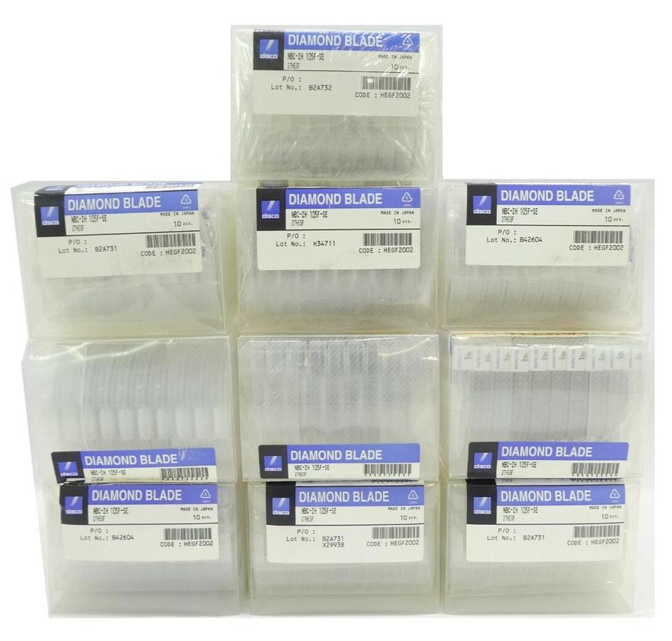 Disco NBC-ZH 105F-SE Diamond Blade 27HEGF Reseller Lot of 100 New Surplus