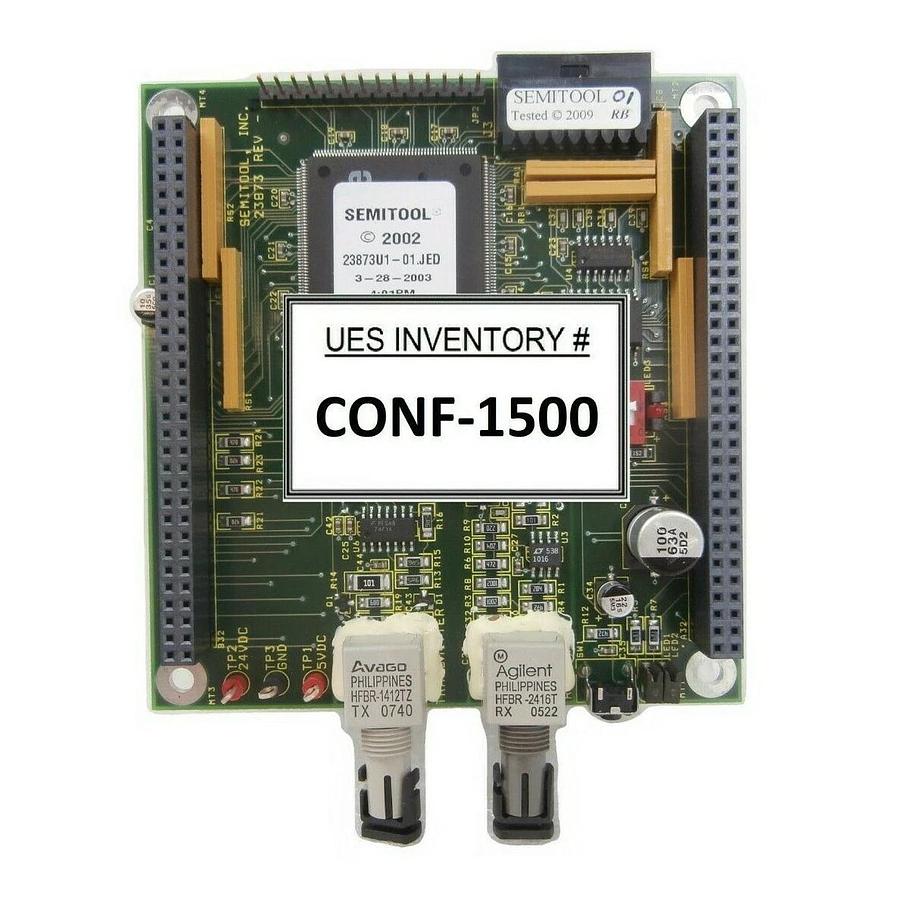 Refurbished Semitool 23873-01 Single Fiber Transceiver Board PCB TX/RX LT502 Refurbished