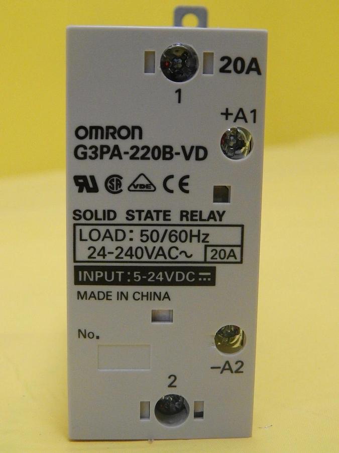 Used Omron G3PA-210B-VD Solid State Relay G3PA-220B-VD Reseller Lot of 7 Used Working