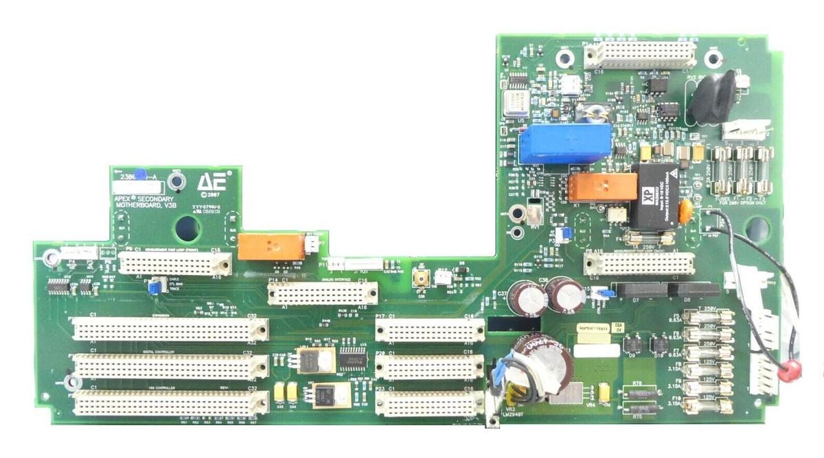 Used AE Advanced Energy 2300660-A APEX Secondary Motherboard V3B PCB 1300959 Working