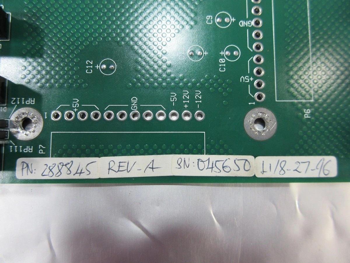 Used KLA-Tencor 288845 Power Back Plane Motherboard PCB Used Working
