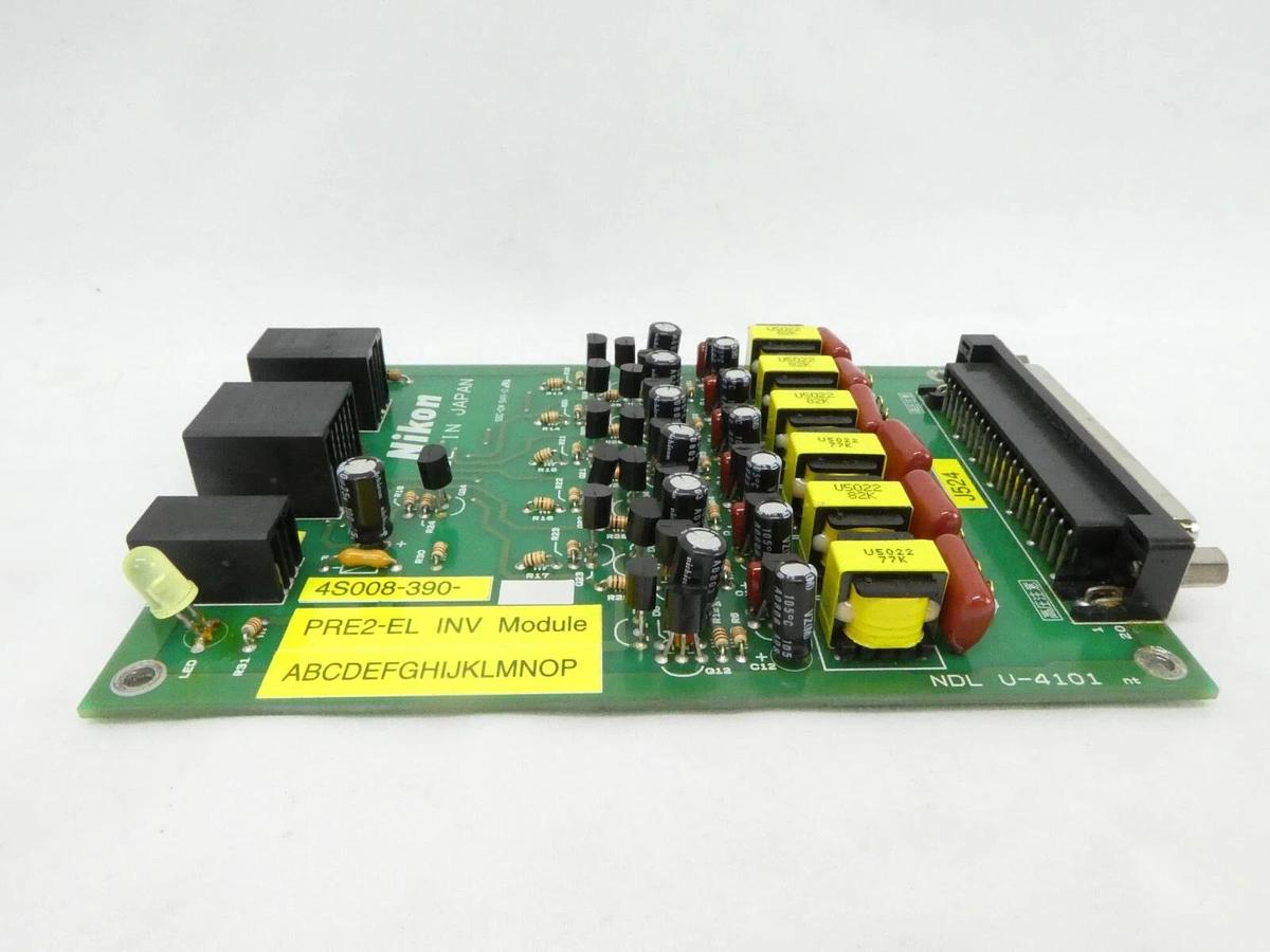 Used Nikon 4S008-390 PRE2-EL INV Module Board PCB Nikon NSR Series Working Surplus