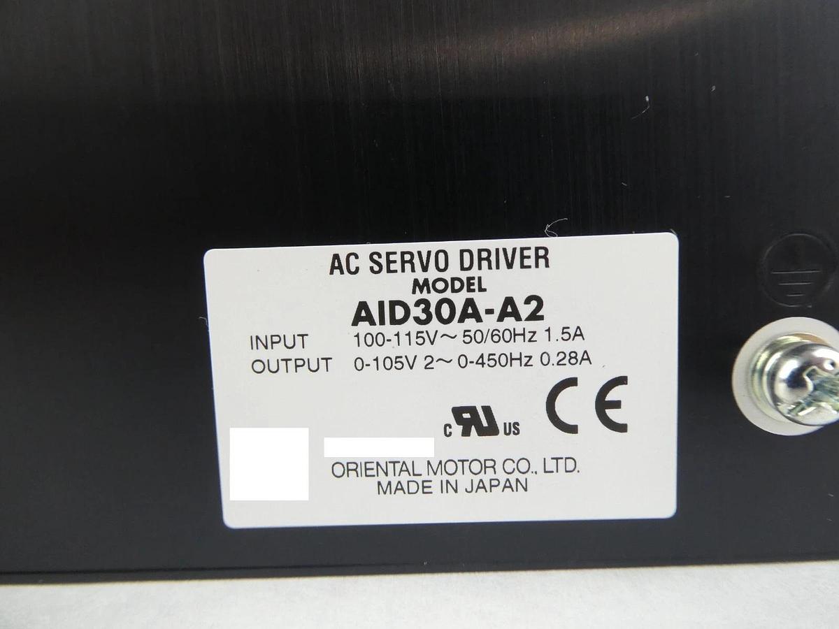 Used Oriental Motor AID30A-A2 AC Servo Drive VEXTA Automation New Surplus