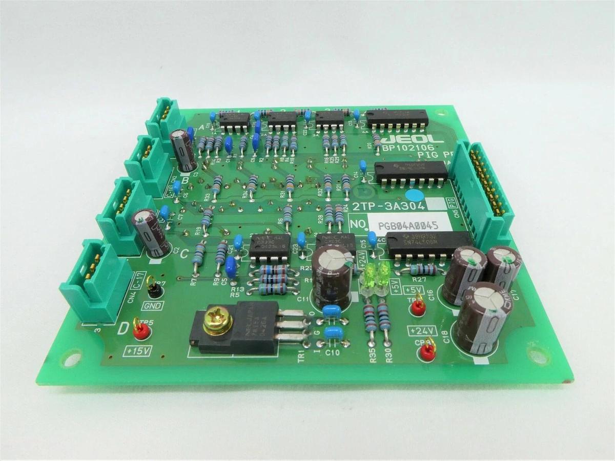 Used JEOL BP102106 PIG PB Board PCB 2TP-3A304 JWS-2000 Wafer Defect SEM Working Spare