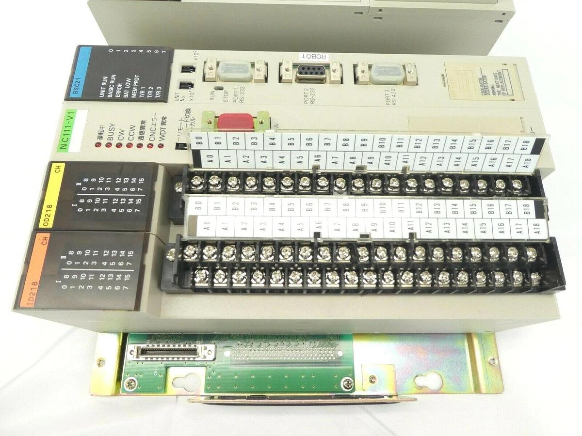Used Omron CVM1 Programmable Logic Controller PLC Sysmac CVM1-CPU01-V2 Working Spare