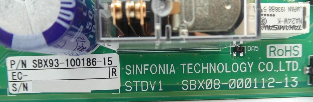 Used Sinfonia Technology SBX08-000112-13 STDV1 PCB SBX93-100186-15 Reseller Lot of 4