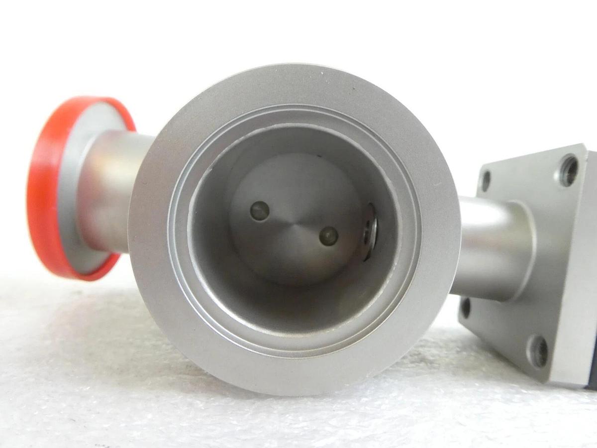 Used MKS Instruments L2-40-AK-225-CNVNH Two Stage Angle Valve NW40 Lot of 2 Working