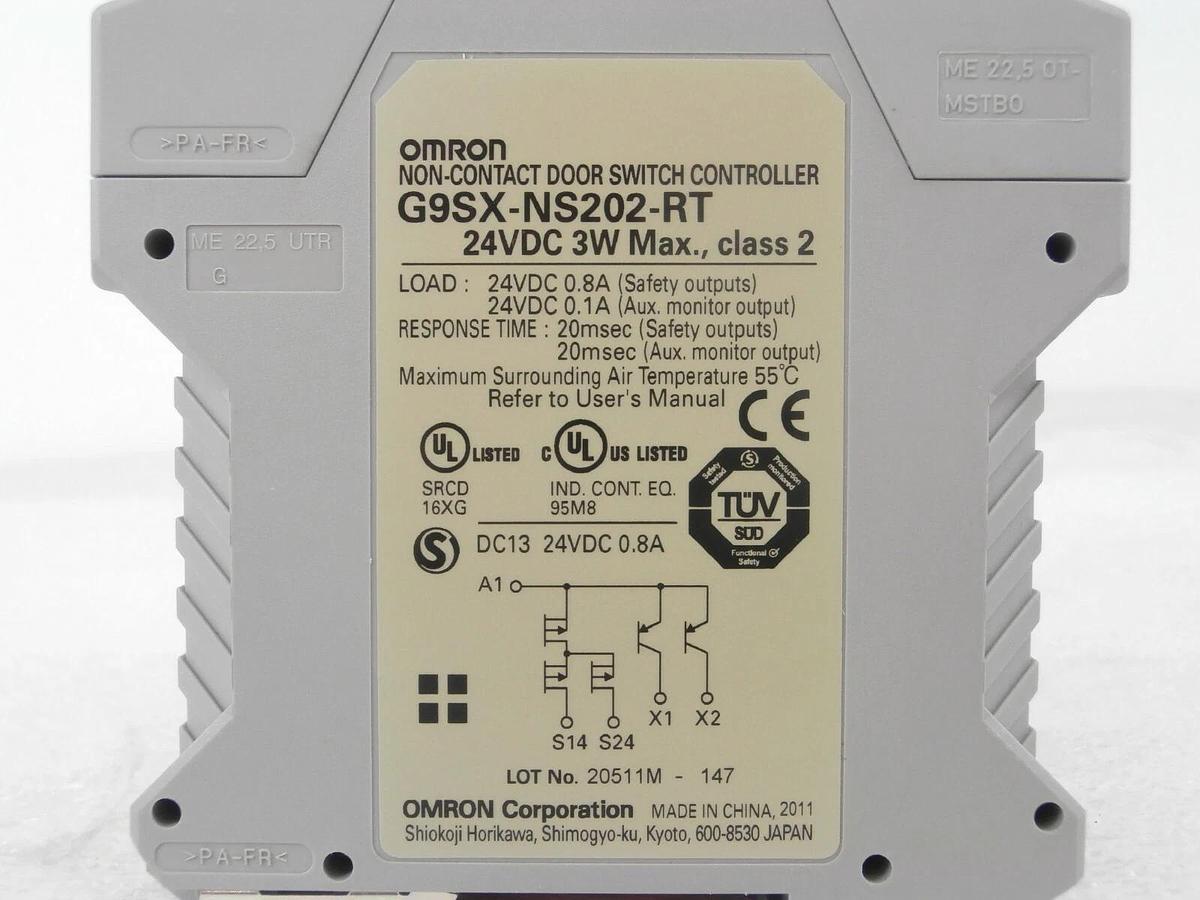 Used Omron G9SX-GS226-T15-RT Safety System Set of 3 G9SX-BC202-RT G9SX-NS202-RT Spare
