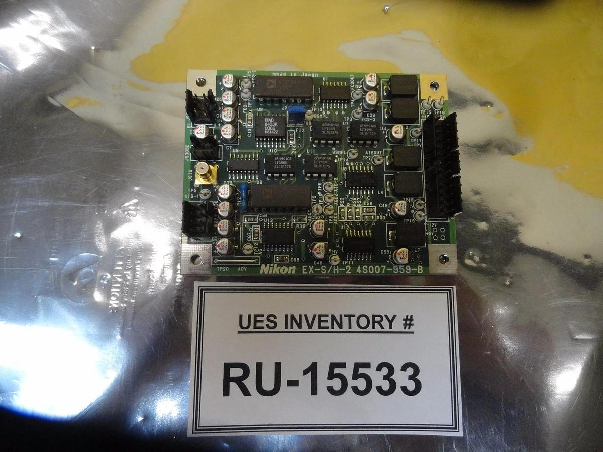 Used Nikon 4S007-959-B Relay Board PCB EX-S/H-2 NSR-S204B Step-and-Repeat Used
