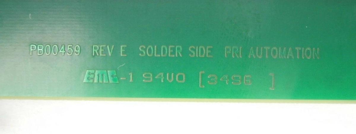 Used PRI Automation PB00459 PCB Card Brooks Automation BM70600RC Working Surplus