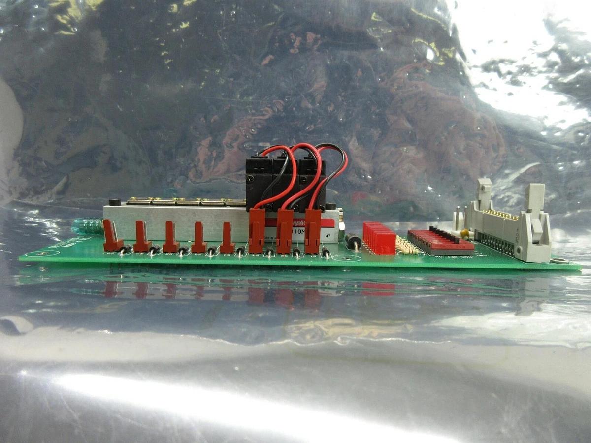 Used TECO Pneumatic DES375-010-8 3-Port Pneumatic Manifold Board PCB HA010E1 Working