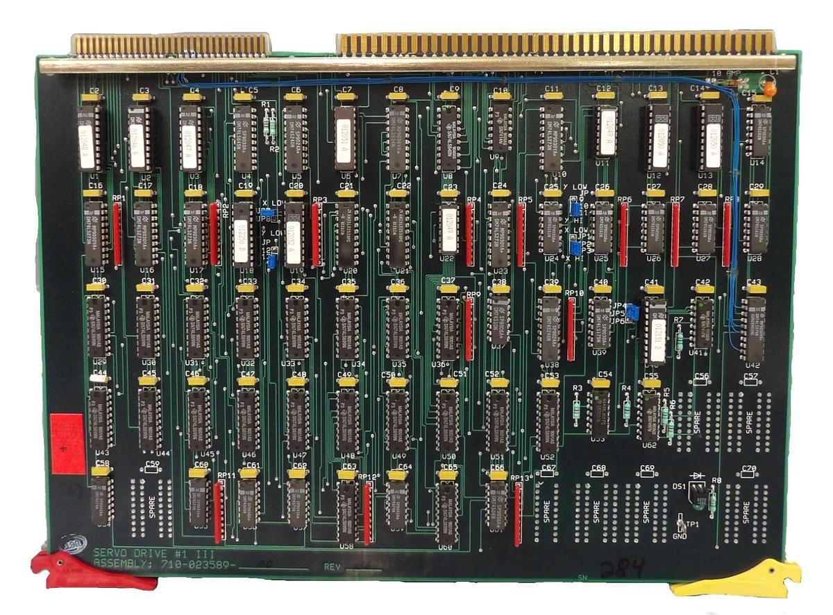 Used KLA Instruments 710-023589-00 Servo Drive #1 III PCB Card Working Surplus
