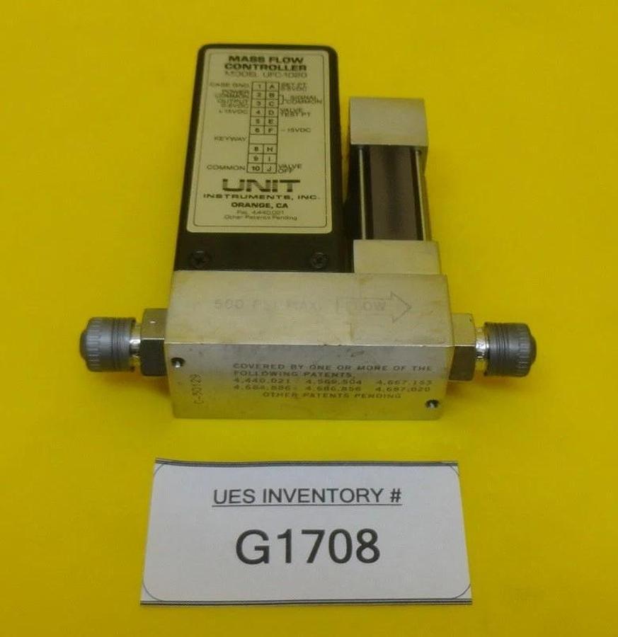 Used Unit Instruments UFC-1020 Mass Flow Controller MFC 100 SCCM SF6 Used Working