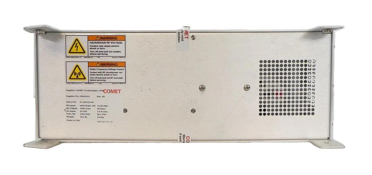 Used Comet Technologies 20066182 RF Match Novellus Systems 27-450132-00 Spare Surplus