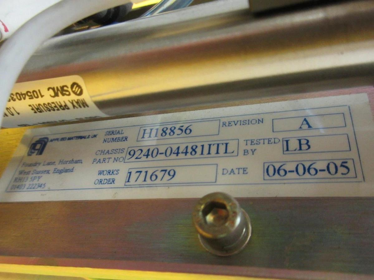 Used AMAT Applied Materials 9090-00442 Decel PSU Resistor Chassis 9010-01409ITL Used