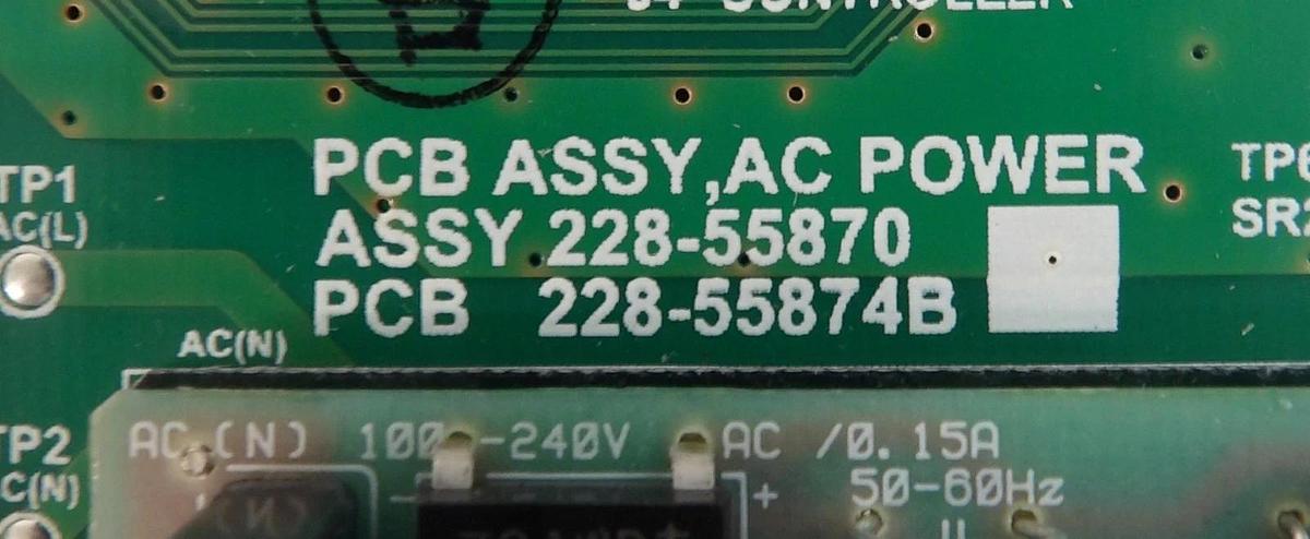 Used Shimadzu 228-55870 AC Power Board PCB 228-55874B ExionLC Working Surplus