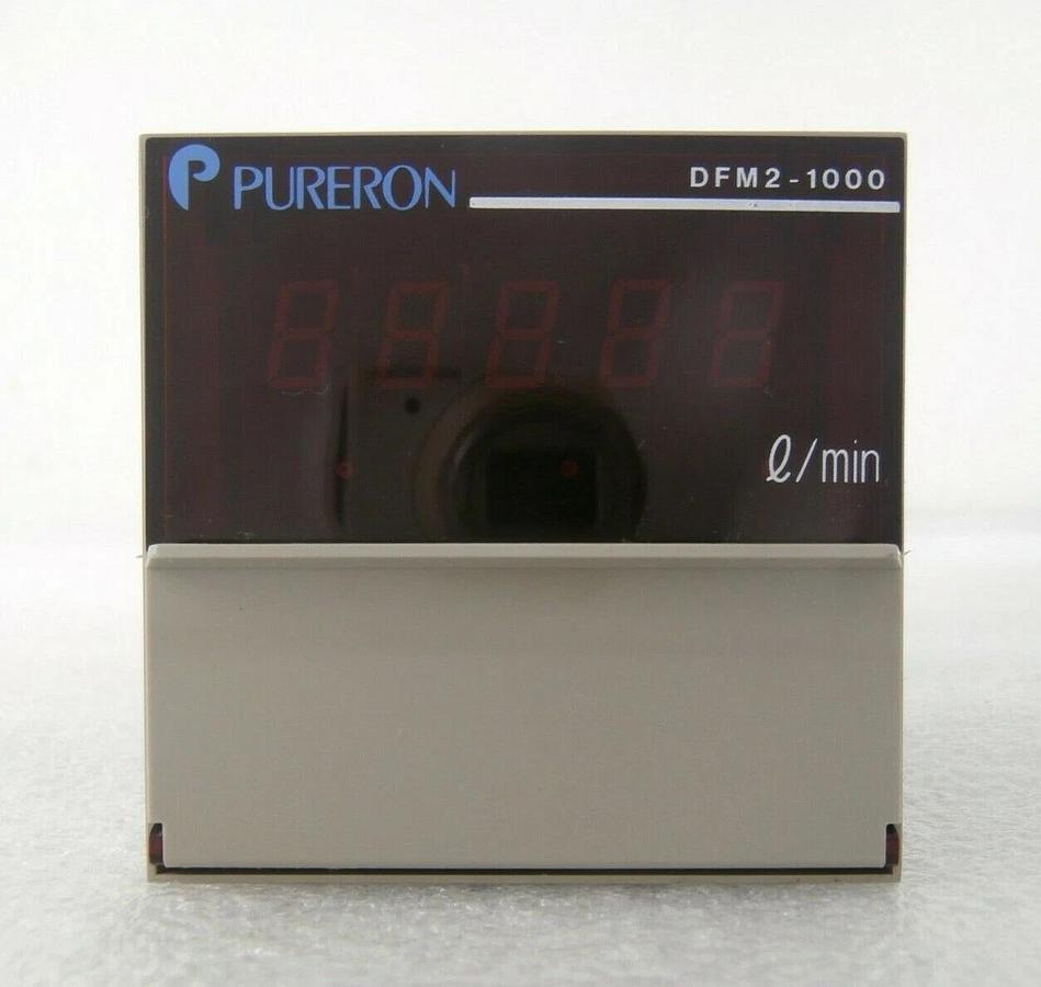 Used Pureron DFM2-1000 Digital Flow Meter Reseller Lot of 5 Working Surplus