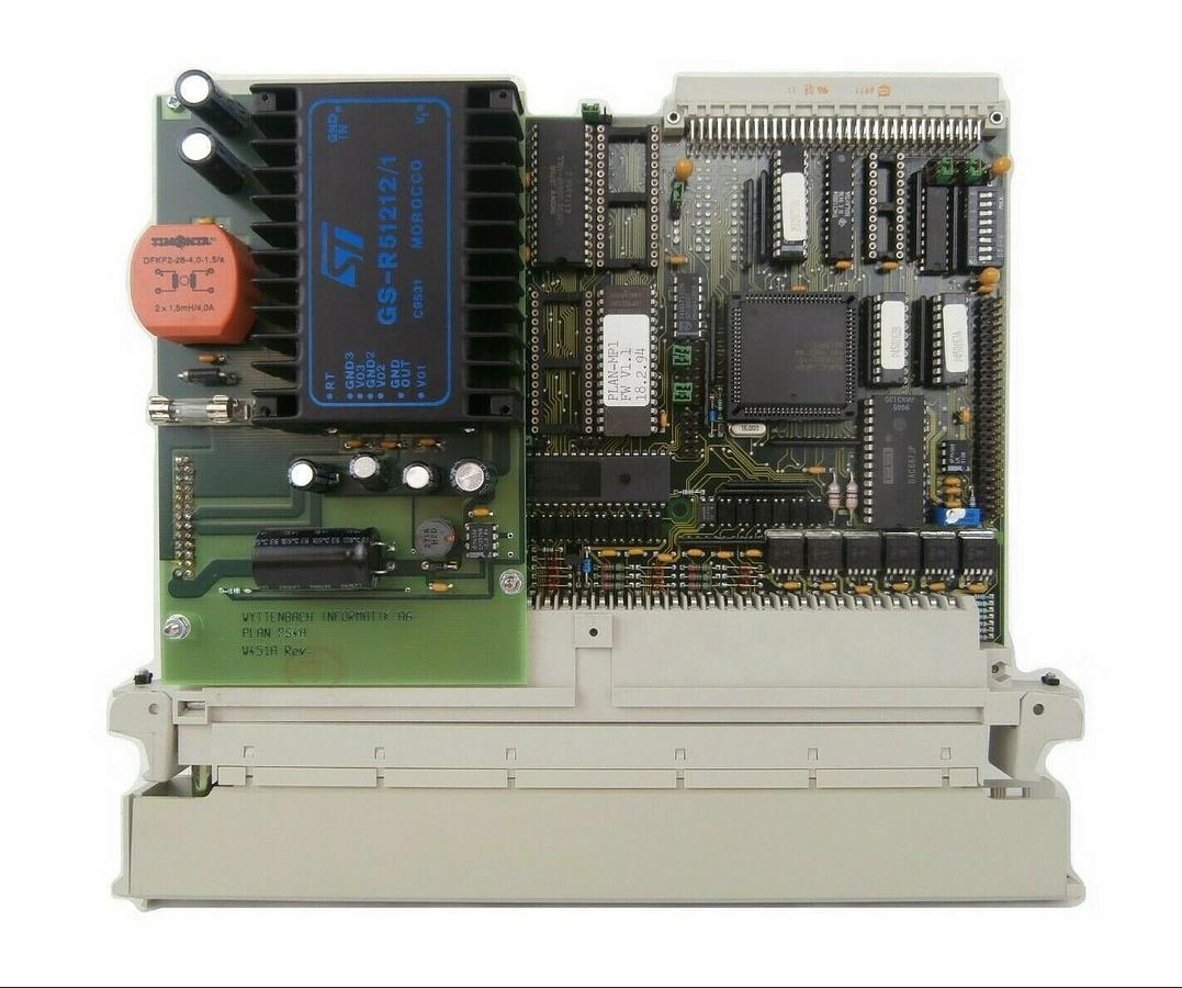 Used Wyttenbach Informatik P-LAN MP1 W450 CPU Control PCB Card Balzers Unaxis Spare