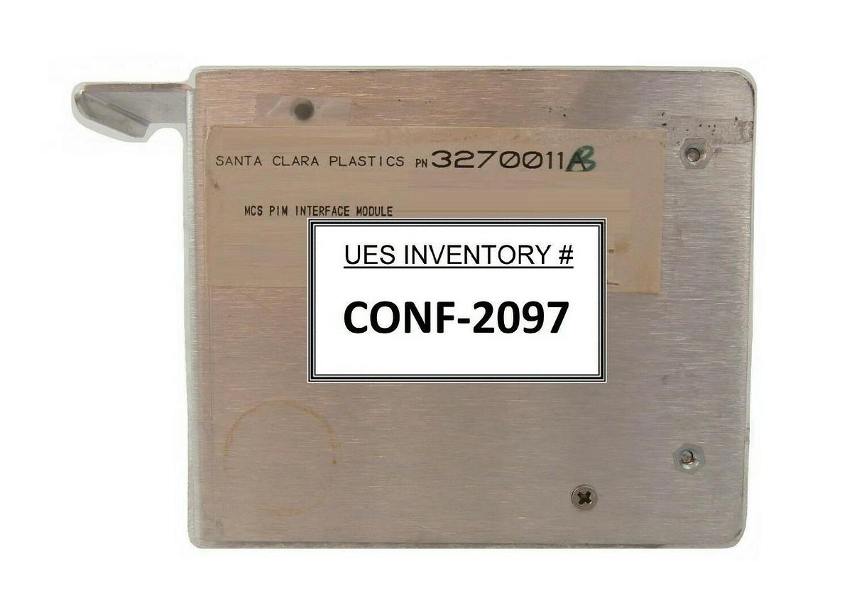 Used SCP Santa Clara Plastics 3270011B MCS PIM Interface Module Working Surplus