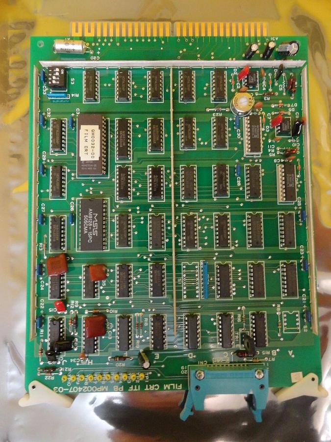 Used JEOL MP002407-03 FILM CRT ITF PB Interface Board PCB Card JEM-2010F Working