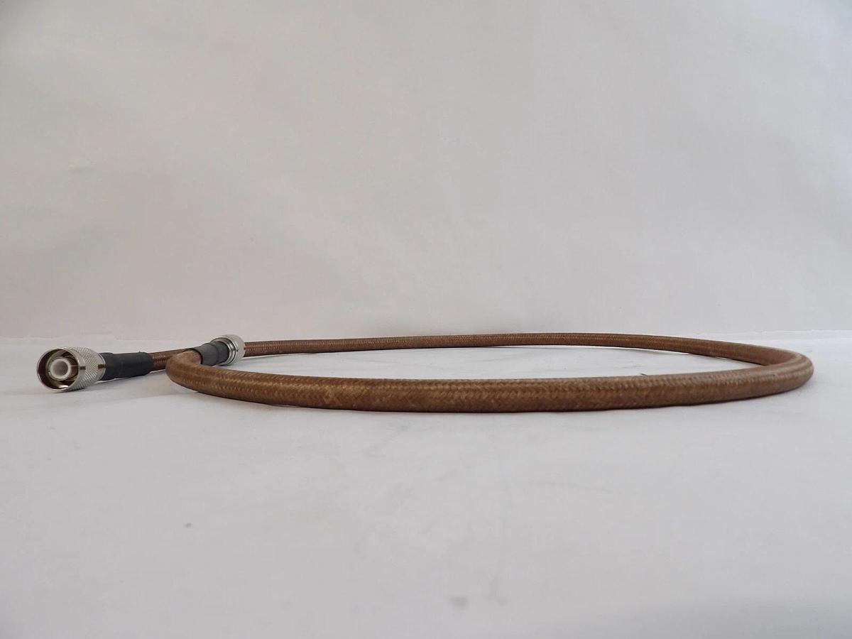 Used Novellus Systems 38-360340-00 RF Coaxial Cable 4 Foot Reseller Lot of 4 Working