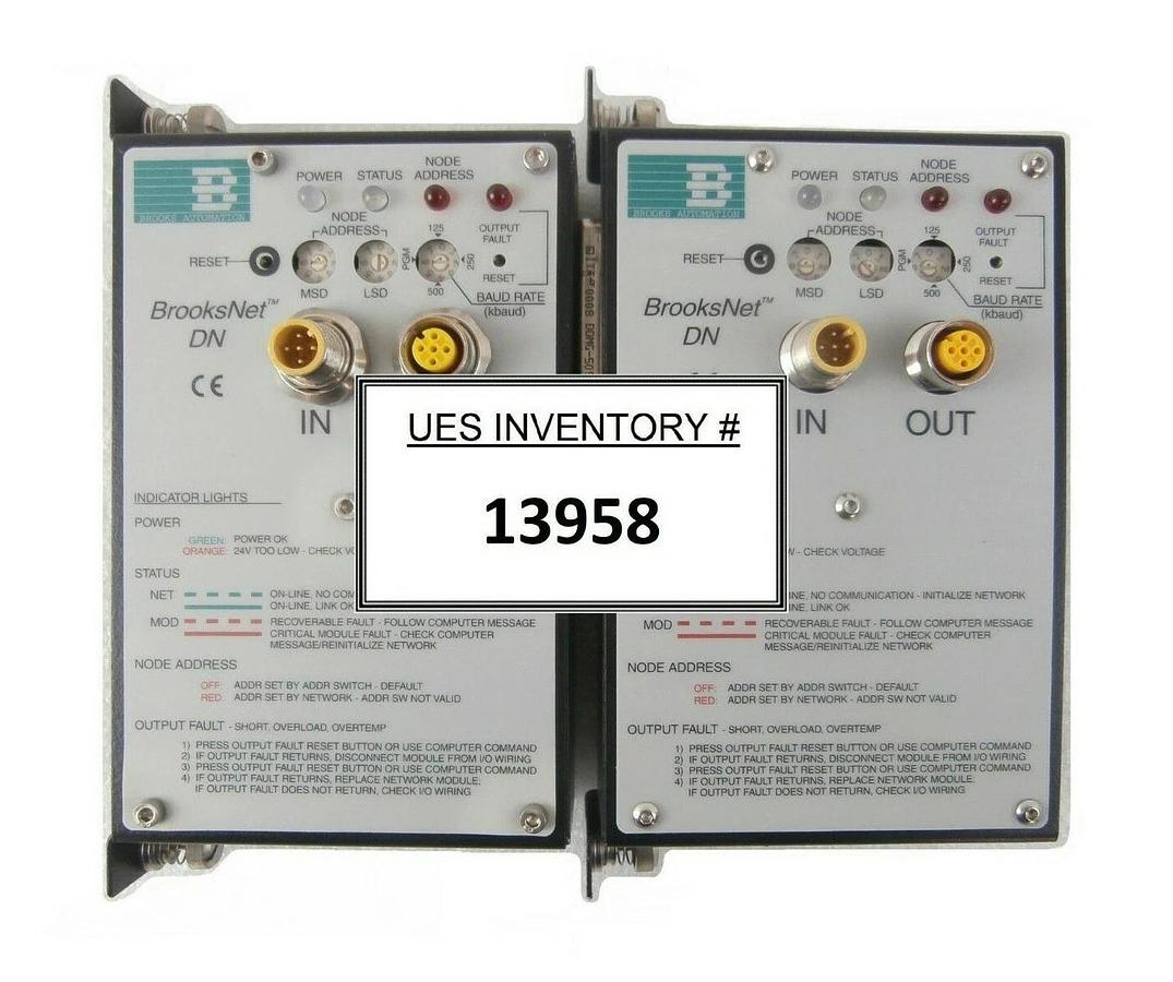 Used Brooks 108378 DeviceNet Module BrooksNet DN Lot of 2 KLA-Tencor E-Beam Working