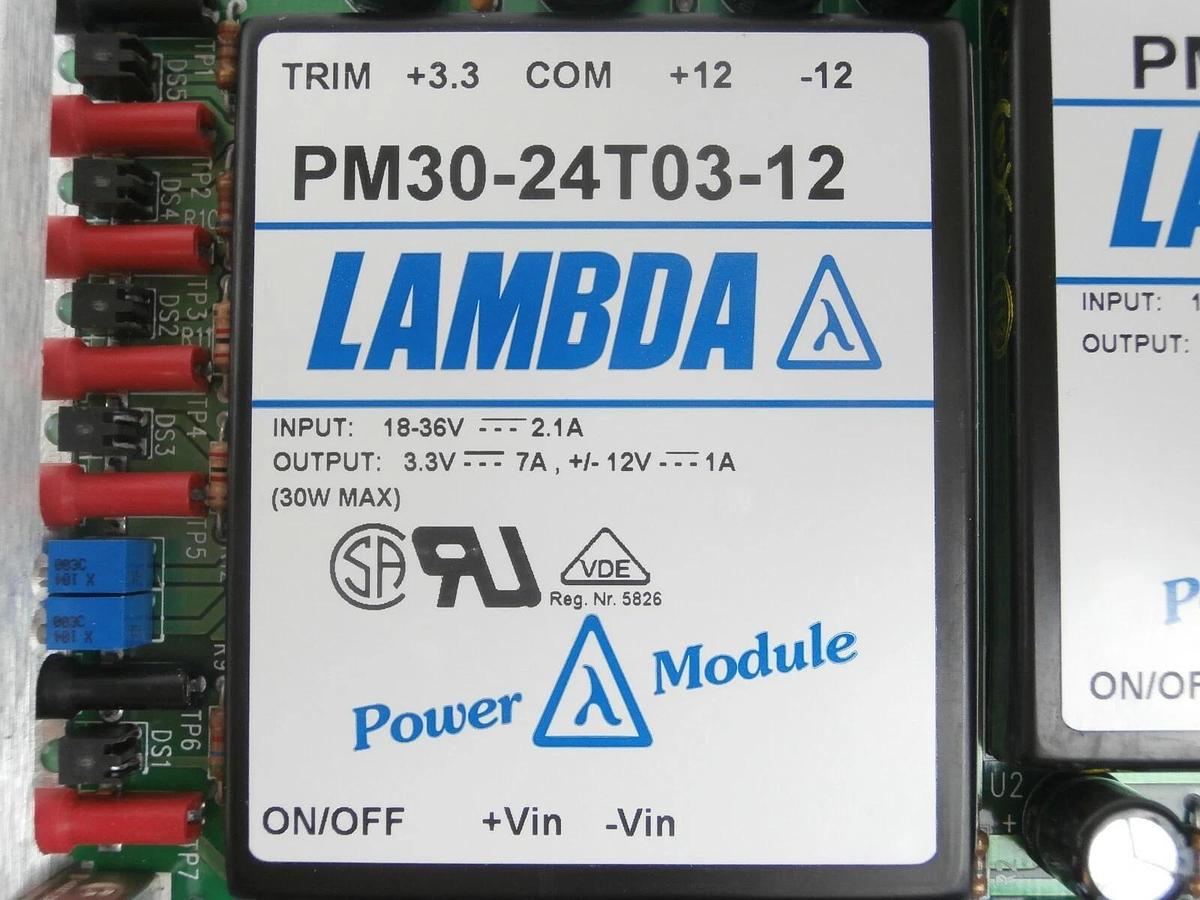 Used Lambda PDC60-300 Power Supply PCB Card HAL-02-1474-A1 AMAT 0190-07661 Working