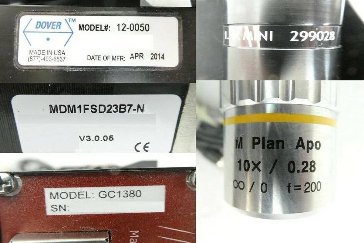 Used CAPRES A/S Copenhagen Applied Research M300 Microscope Inspection Unit Working
