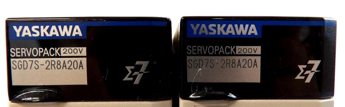 Used Yaskawa SGD7S-2R8A20A PMC-U-MP330S1C000 Driver w/Controller Lot of 3 Working