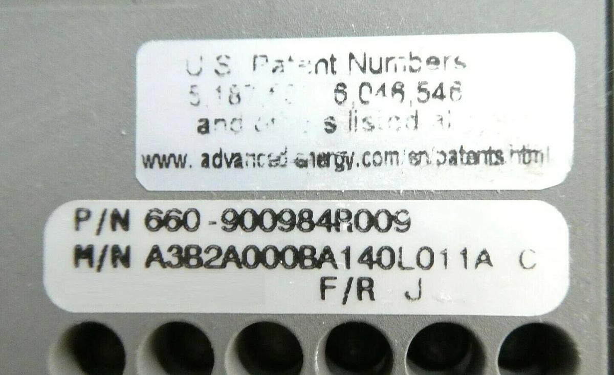 Used Apex 1500/13 AE Advanced Energy 660-900984R009 RF Generator Tested Working