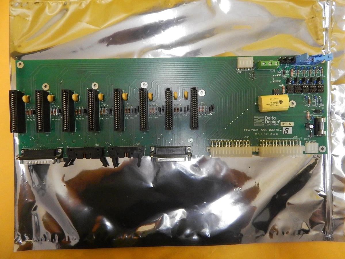 Used Delta Design 2001-586-000 Interface Backplane Board PCB 2001-586-002 Summit Used