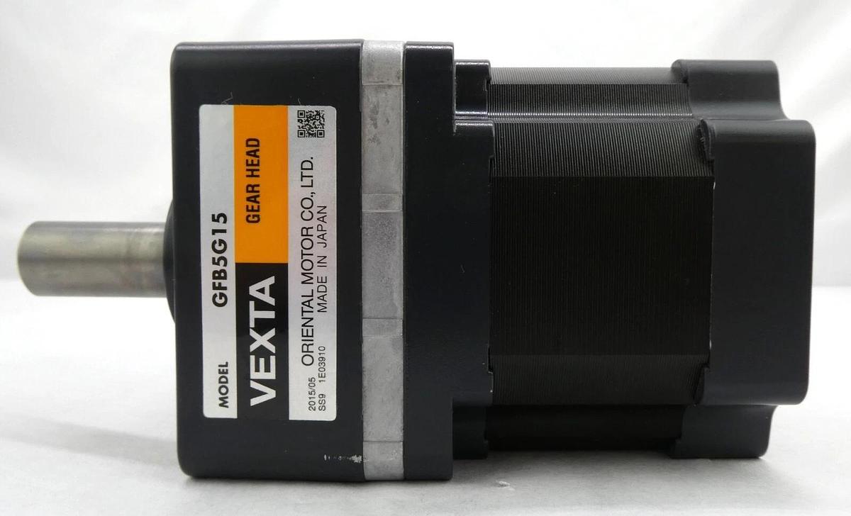 Used Oriental Motor FBLM5120W-GFB10 DC Motor with Gear Head GFB5G15 Working Surplus