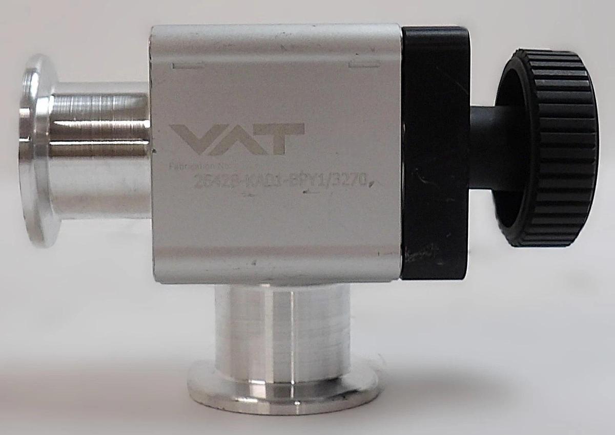 Used VAT 26428-KA01-BPY1 HV Angle Valve Reseller Lot of 2 Working Surplus