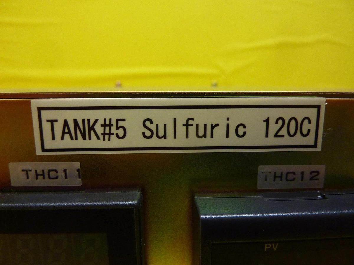 Used DNS Screen TANK#5 Sulfuric 120C Temperature Monitor Cooling Tank FC-3000 Used