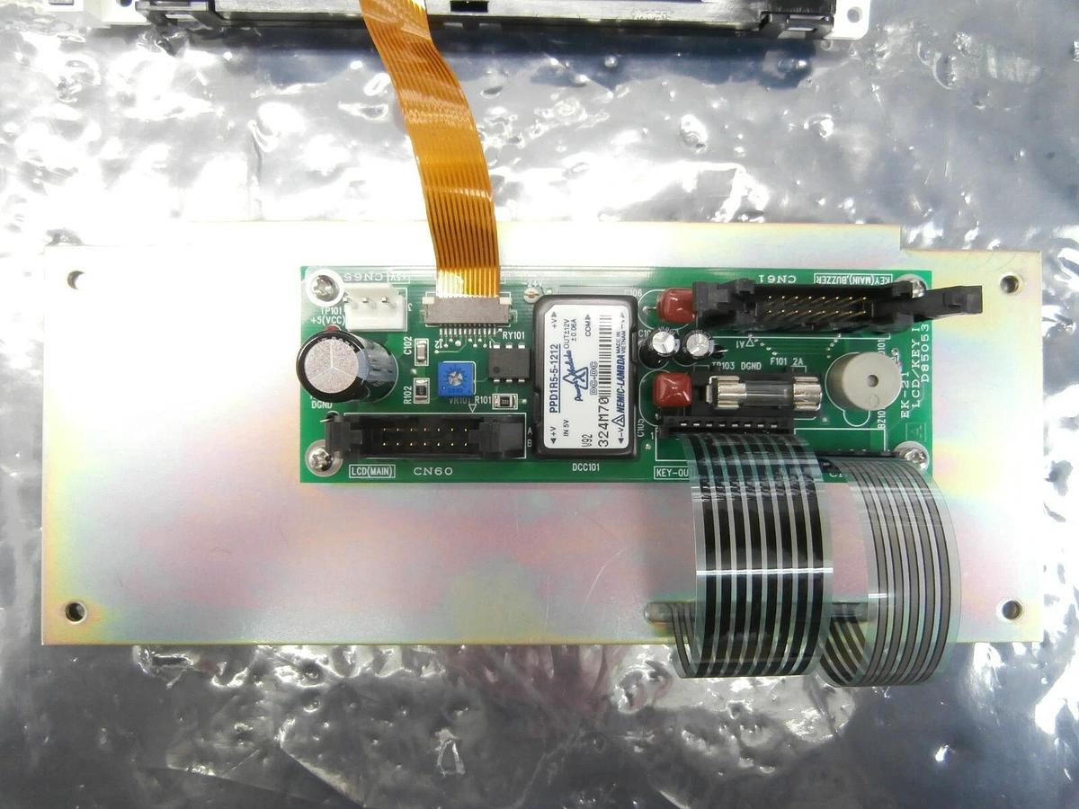 Used Hiranuma Sangyo D850536 Operator Interface Keypad LCD Panel PCB Assembly AS-200