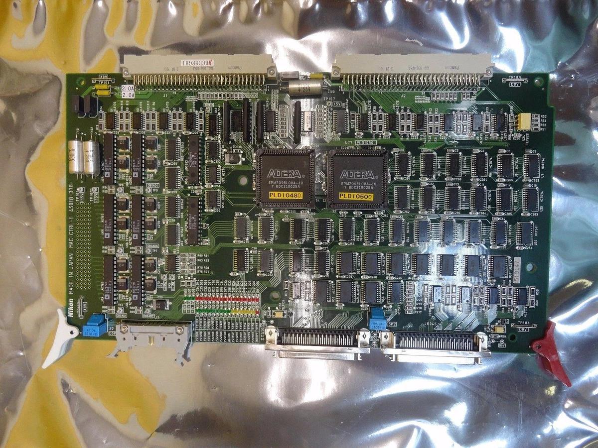 Used Nikon Precision 4S018-378 Relay Control Board PCB MAC-CTRL-1 NSR Working Surplus