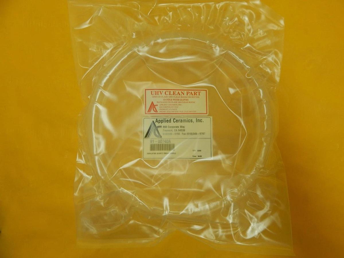 Applied Ceramics 91-00740A 200mm Quartz Insulator Simple Working