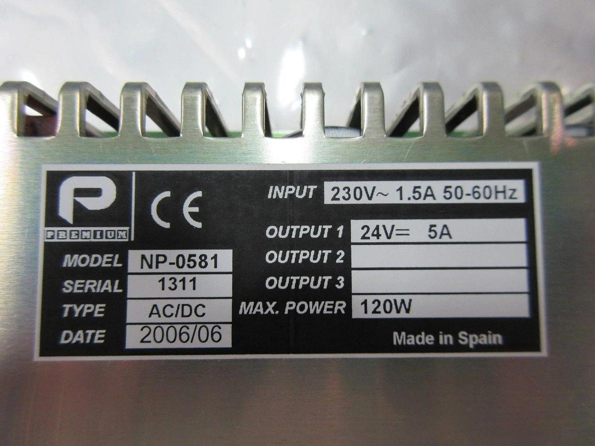 Used Premium NP-0581 Power Supply 24V 5A 120W ASML 4022.476.01212 PCB Card Used