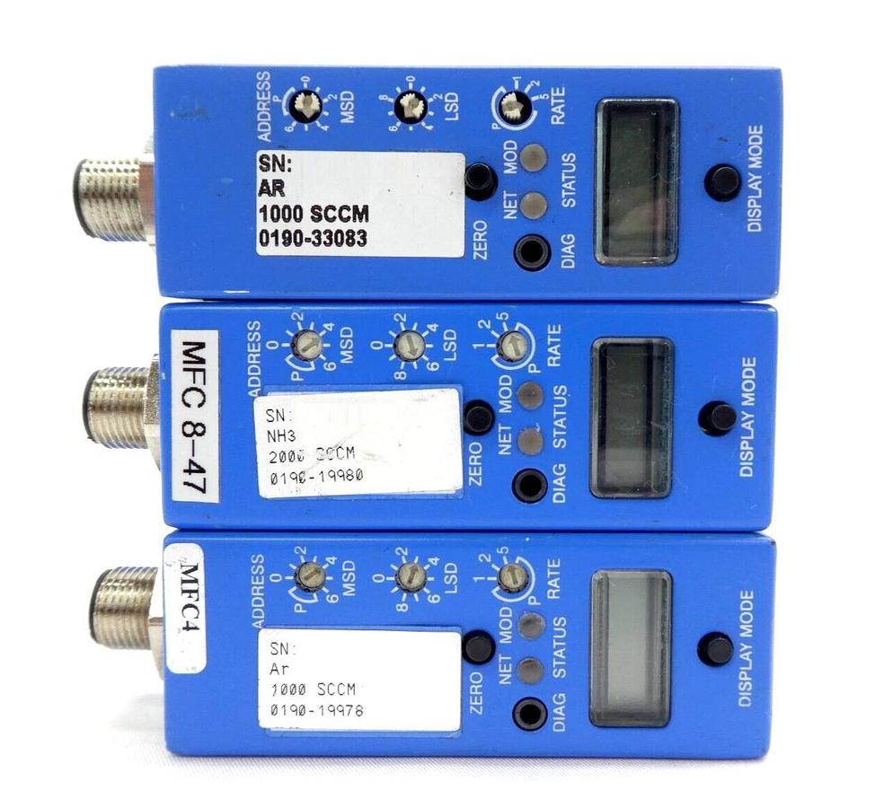 Used Celerity Mykrolis IN3XP Mass Flow Controller MFC AASGD40W1 AARGD40W1 Lot of 7