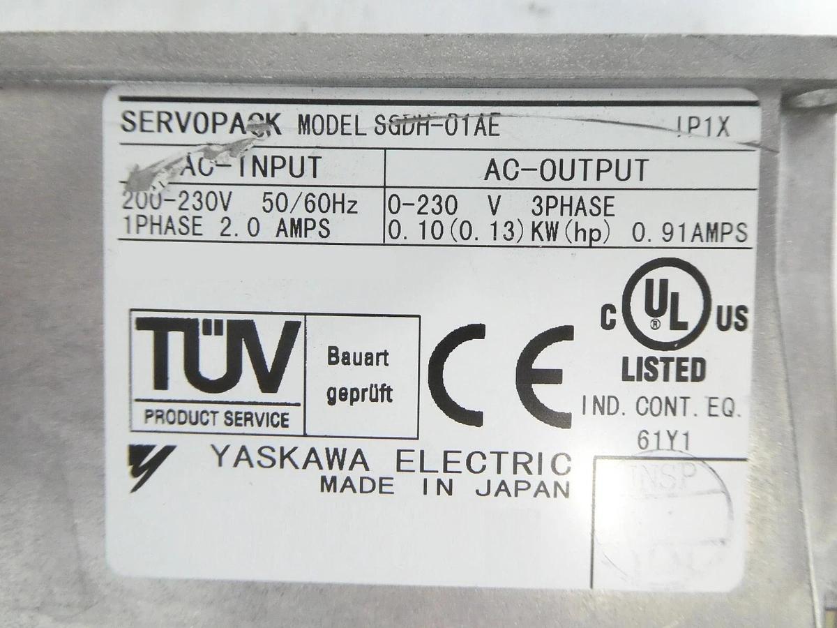 Used Yaskawa Electric SERVOPACK Servo Driver Assembly Reseller Lot of 8 Working