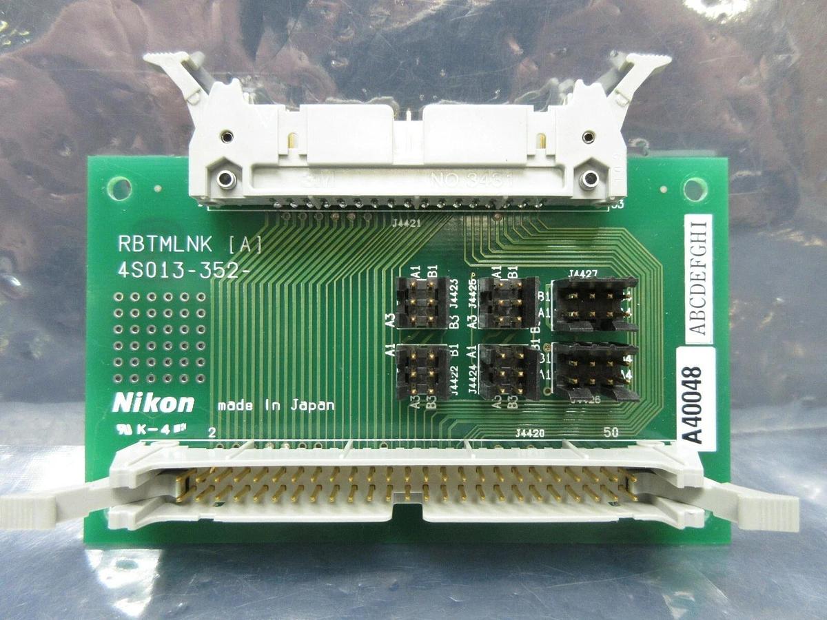 Used Nikon 4S013-352 Interface Board PCB NSR-S205C Step-and-Repeat Used Working