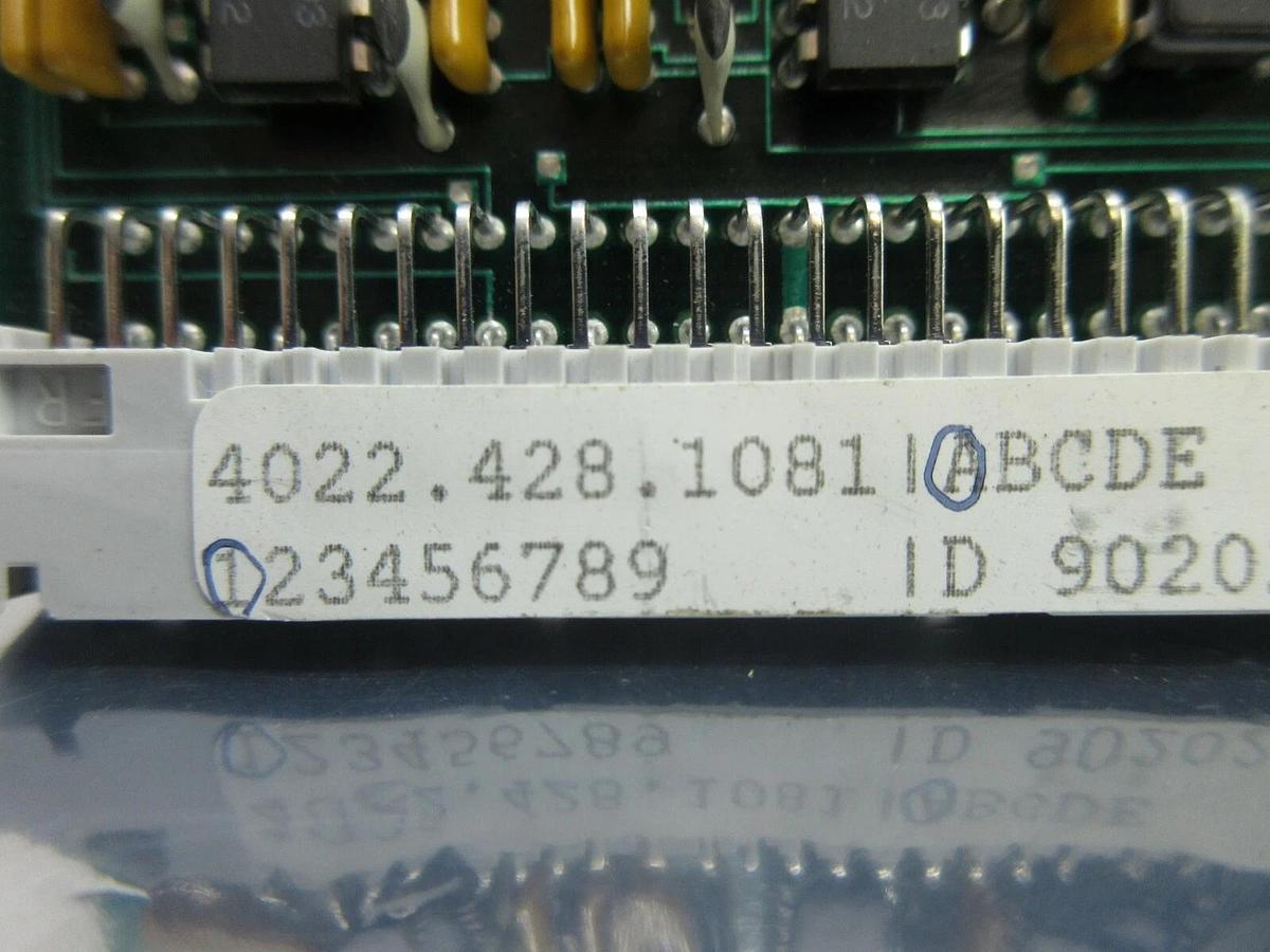 Used ASML 4022.428.10810 Blades Control PCB Card 4022.428.1081 PAS 5000/2500 Used