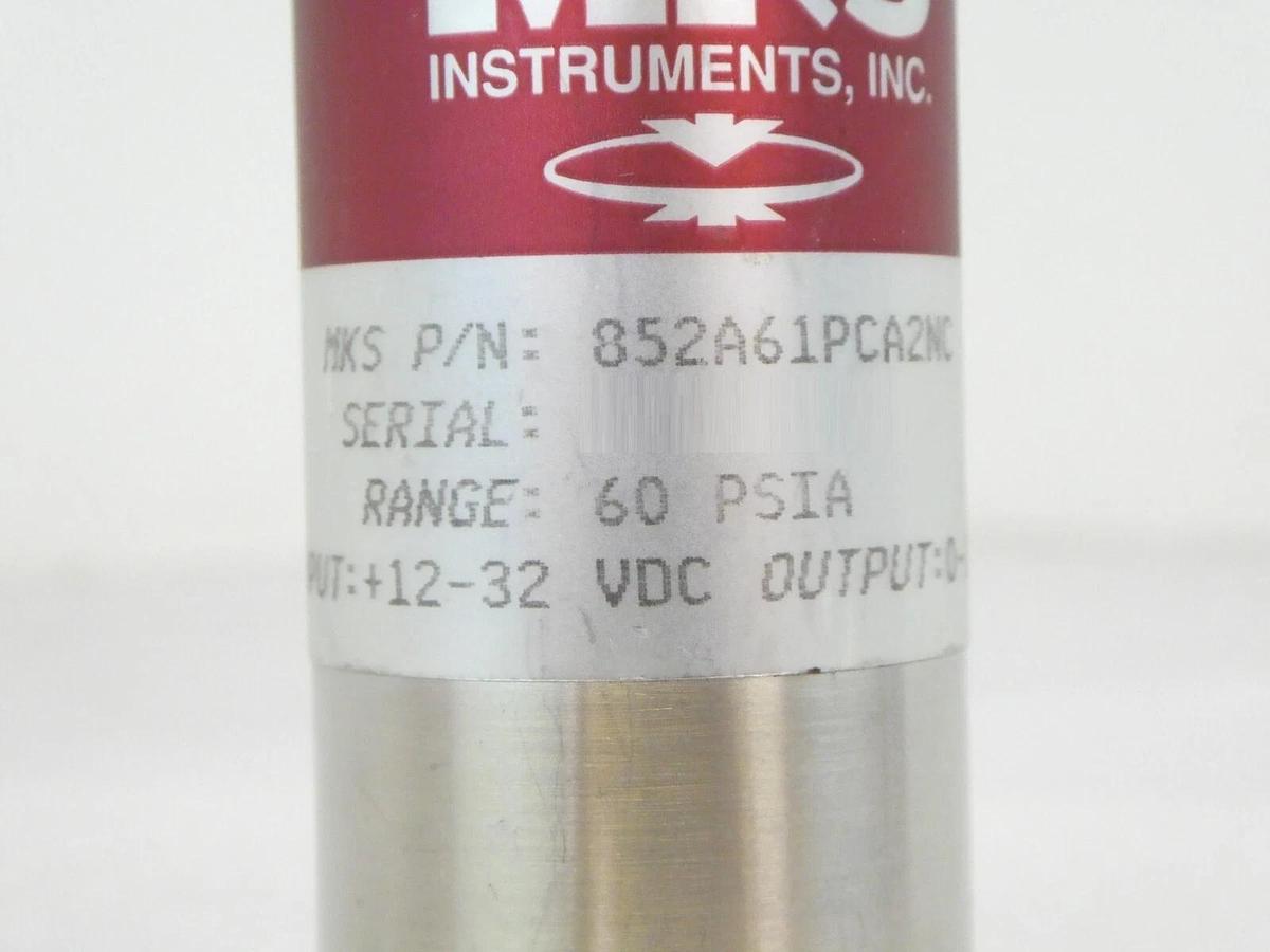 Used MKS Instruments 852A61PCA2NC Pressure Transducer Baratron Lot of 4 Working