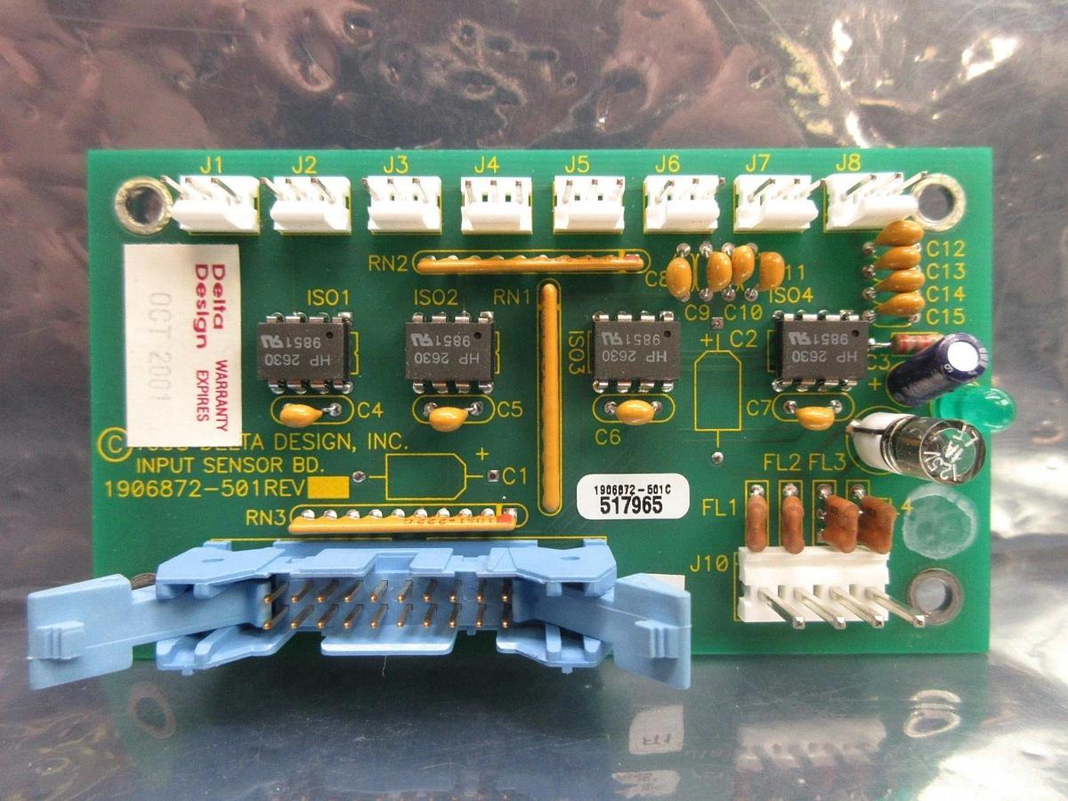 Used Delta Design 1906872-501 Input Sensor Board PCB Summit ATC Thermal Control Used