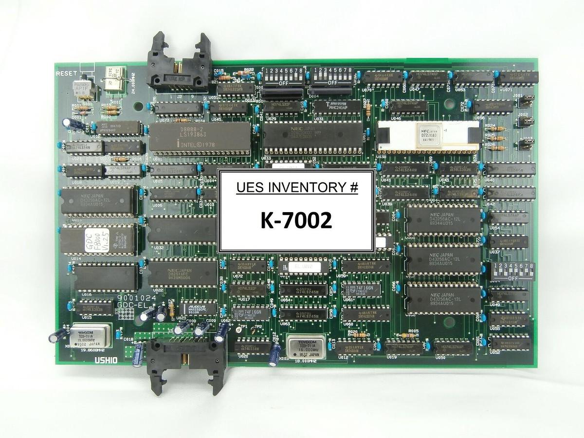 Used Ushio 9001024 Processor Interface PCB GDC-EL SVG 90S DUV Working Spare