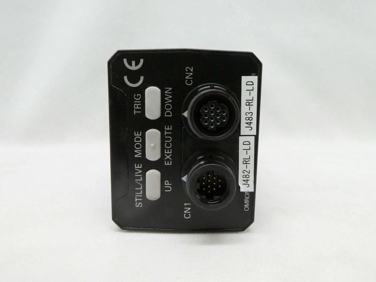 Used Omron V400-F050 2D Code Reader C-Mount with 25mm TV Lens Nikon NSR-610C Working