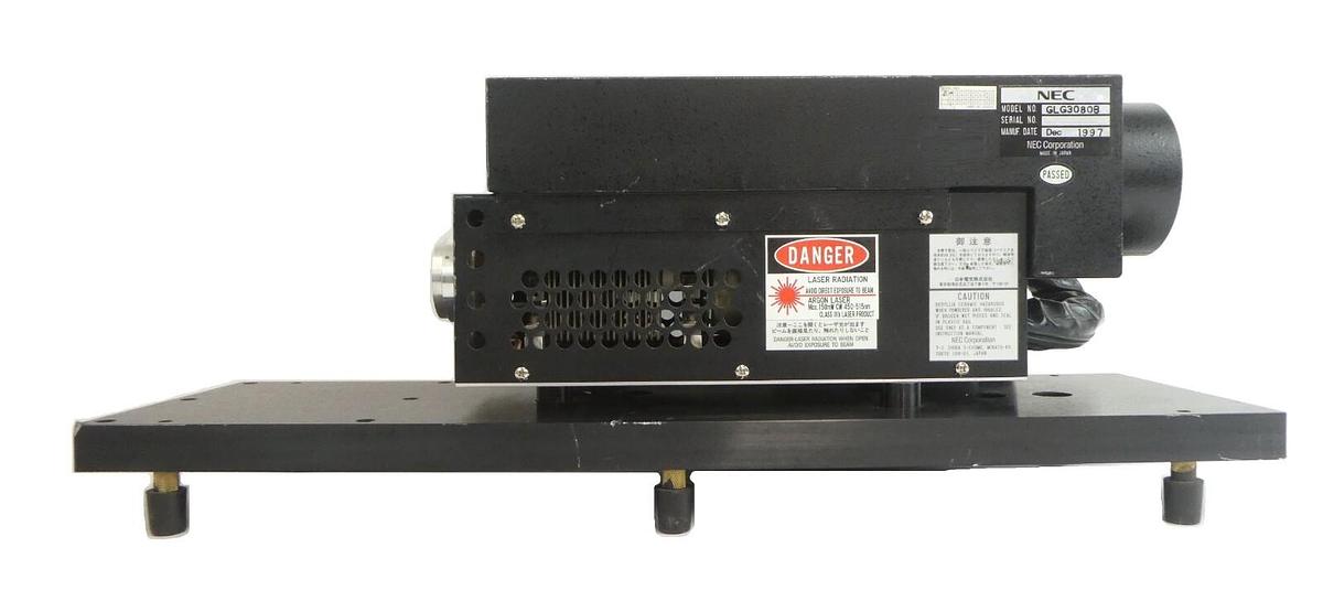 Used NEC GLG3080B Gas Powered Argon Laser Module Assembly Surplus As-Is