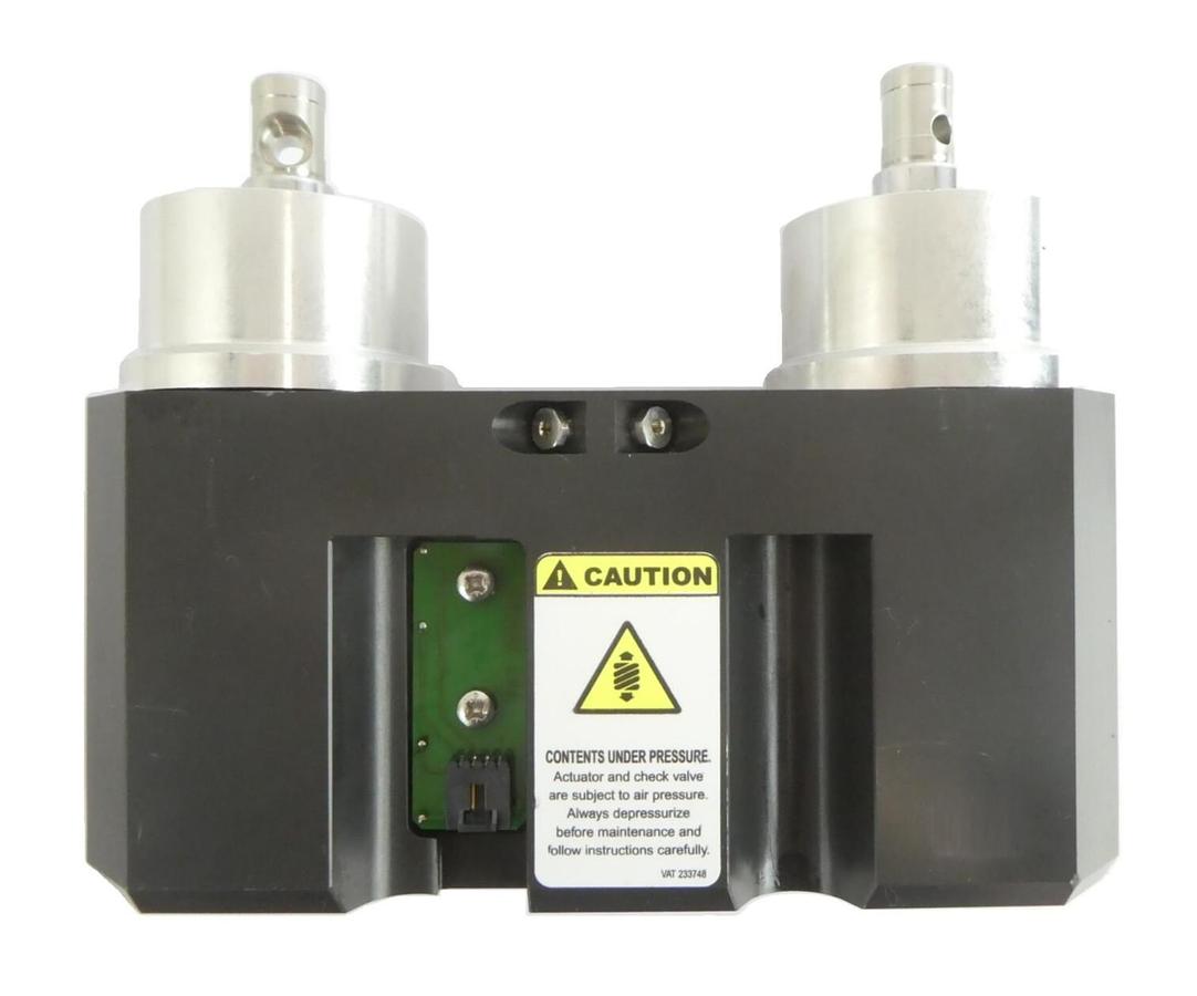 Used VAT 243786 Pneumatic Vacuum Valve Actuator Assembly Working Surplus